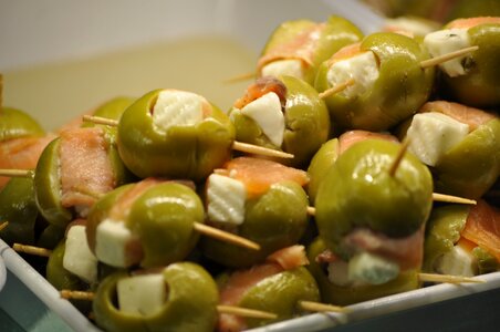 Pintxo appetizer skewer