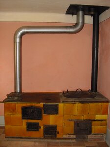 Historic kitchen stove museum museum piece