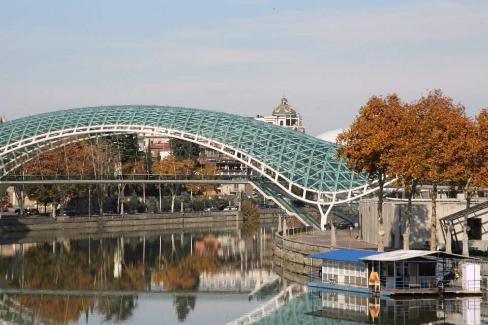 Tbilisi peace bridge city