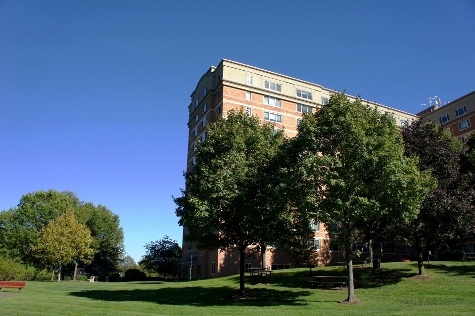 Apartment block architecture buildings