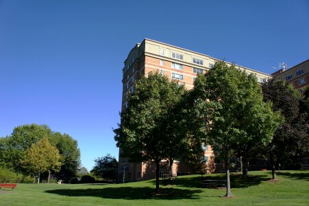 Apartment block architecture buildings