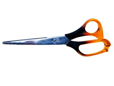 Craft scissors orange office