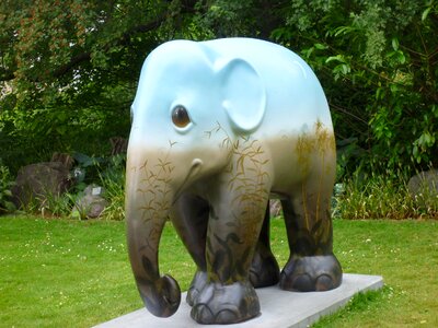 Statue elephant copenhagen photo