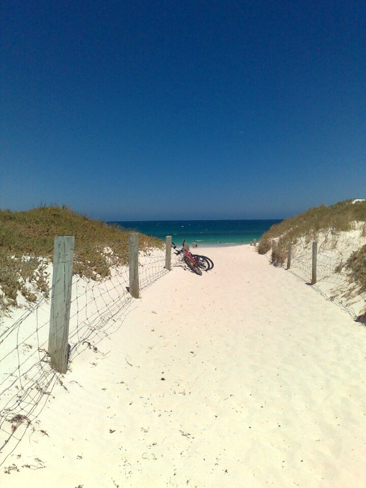 Ocean bike beach