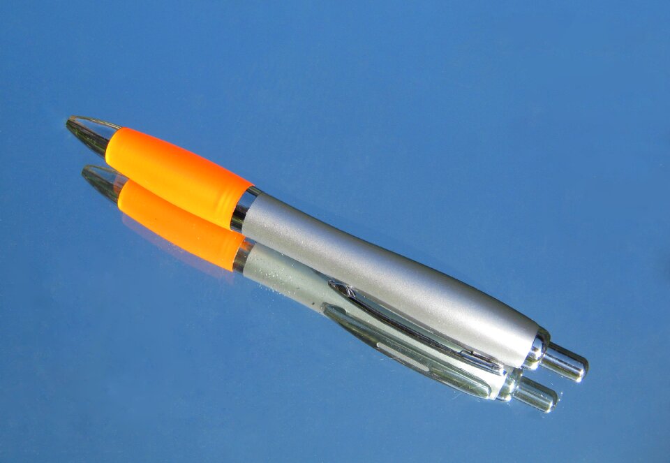 Stationery write orange