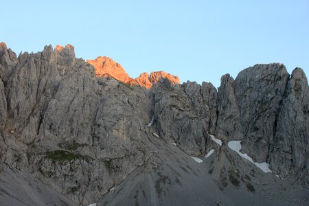 Wilderkaiser alpine kaiser mountains