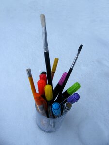 Office pens colorful