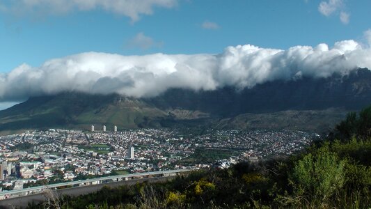 South africa cape town table mountain photo