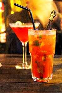 Fruit juice café drink
