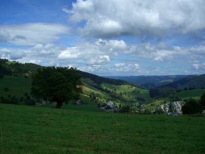 Schauinsland black forest clouds photo