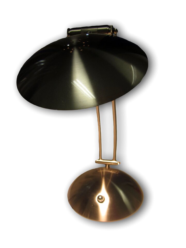 Metal shiny table lamp