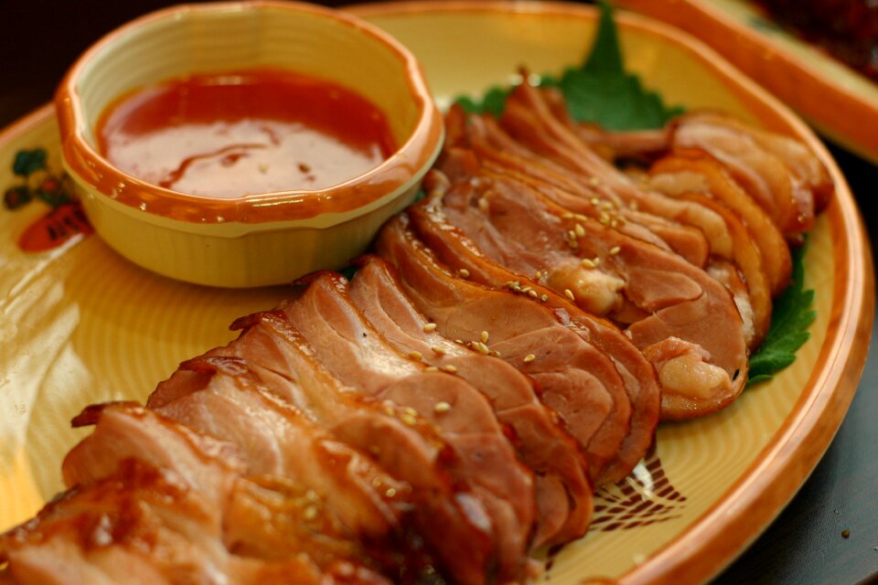 Smoked duck cooking