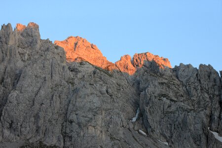 Wilderkaiser alpine kaiser mountains