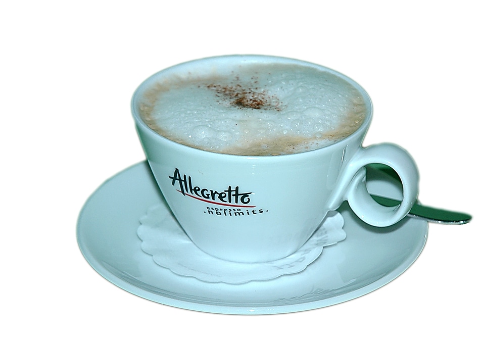 Milchschaum cafe coffee cup