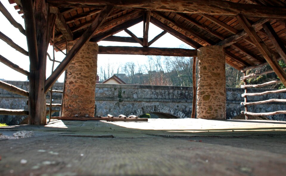 Tannery woodwork rustic wooden building wood structure