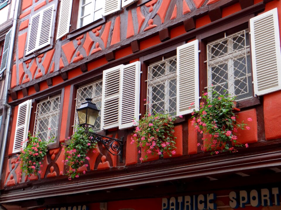 White brown shutters