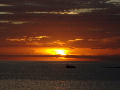 Sunset by the sea boat trip