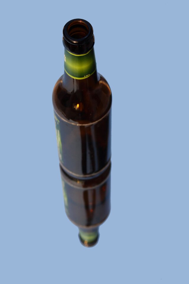 Brown plastic alcohol