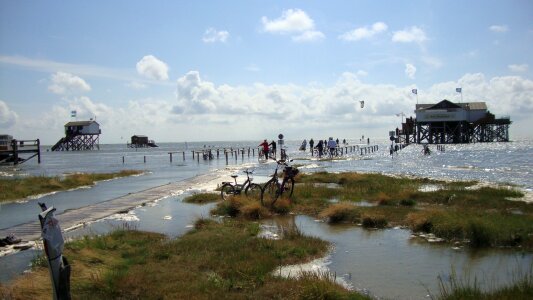 Vacations sea dike