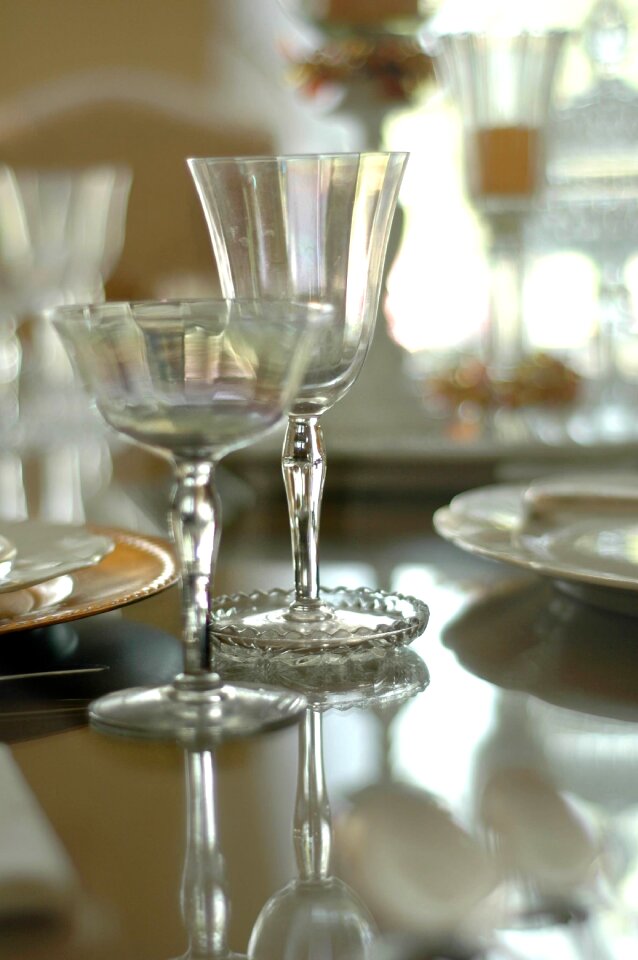 Window table setting wedding
