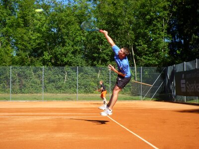 Action sporty movement