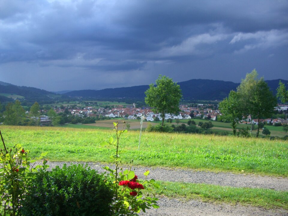 Gewitterstimmung kirchzarten black forest