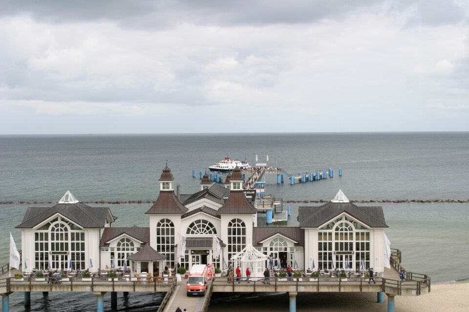 Sea seaside resort sea bridge