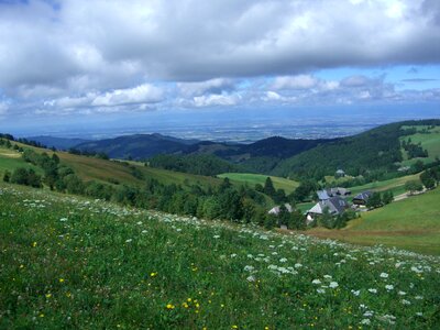 Münstertal rhine valley clouds