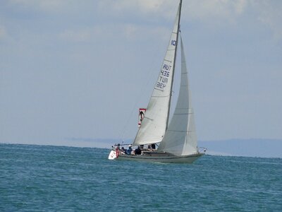 Sailing boat lake constance sail