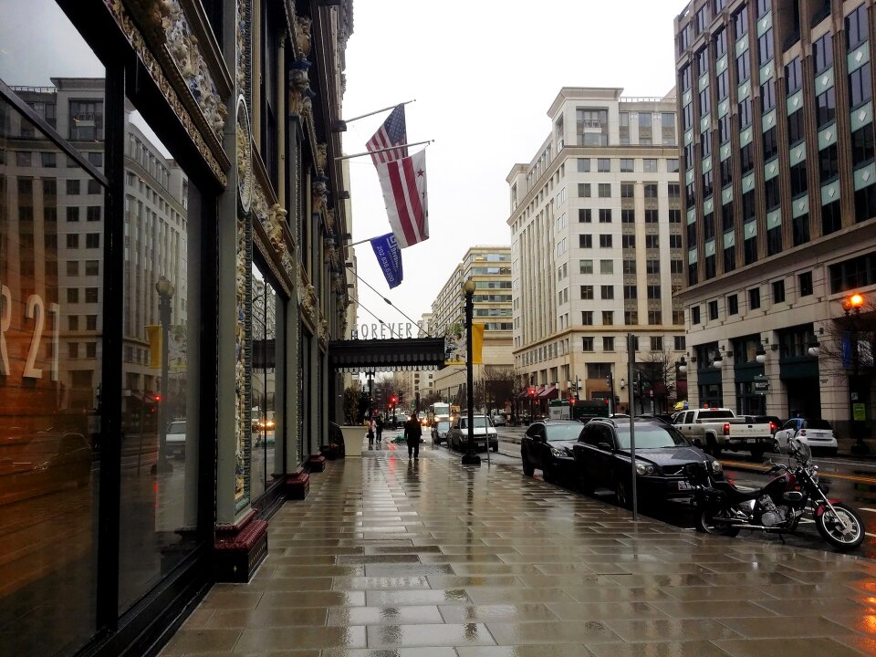 Street urban building