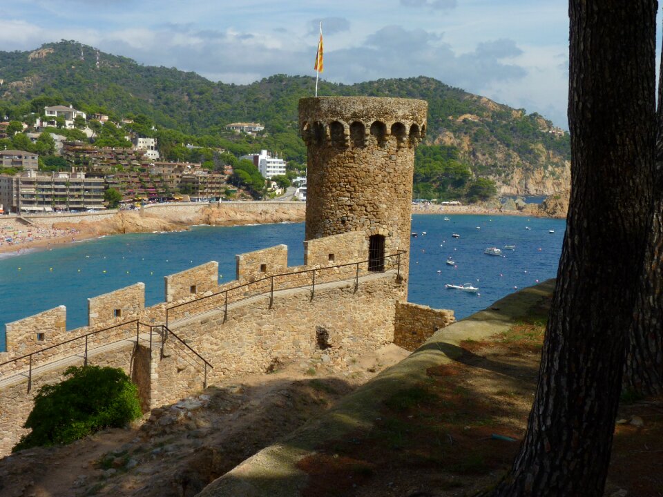 Tossa de mar castle spain