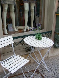 Garden furniture garden table seat photo