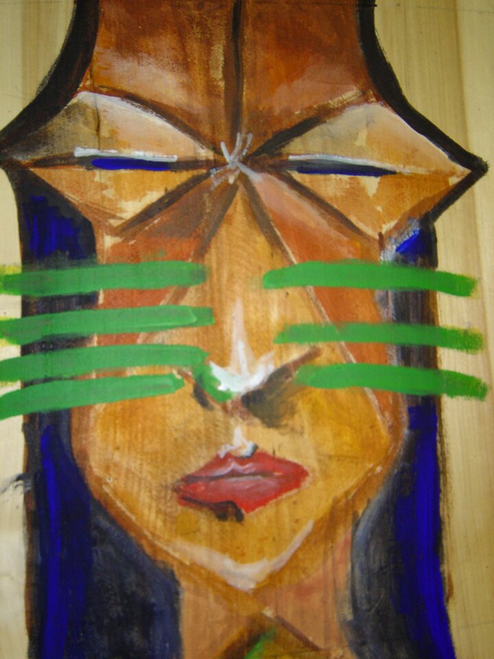 Amazon painting face