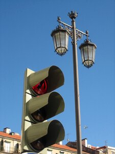 Lisbon antique lamp semaphore