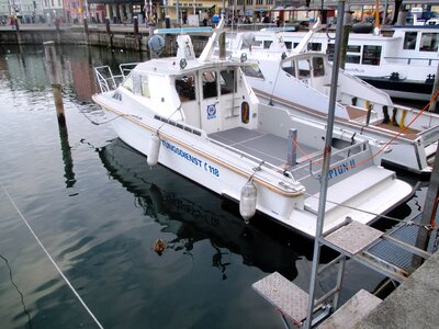 Emergency medical services lake constance water photo