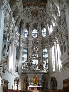 Passau baroque bishop church