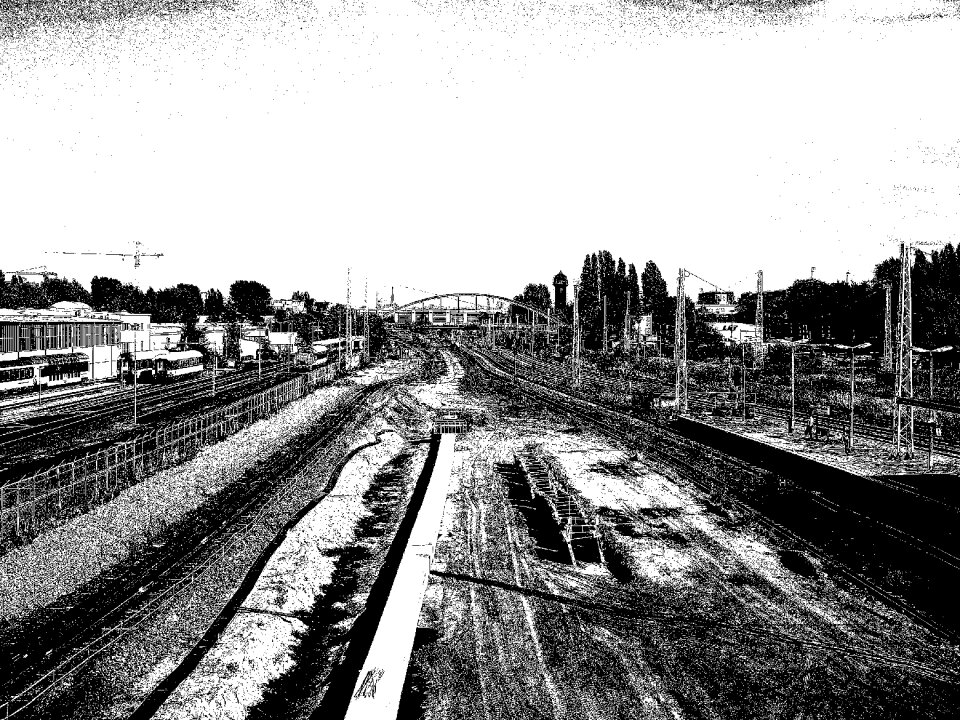 Track architecture building photo