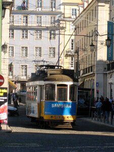 Lisbon tram city photo