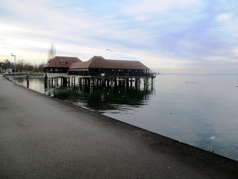 Landmark historically abendstimmung
