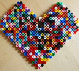 Heart colorful love