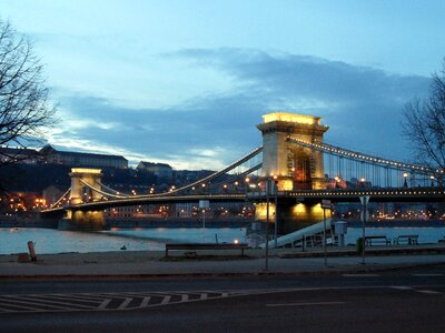 Chain bridge budapest Free photos