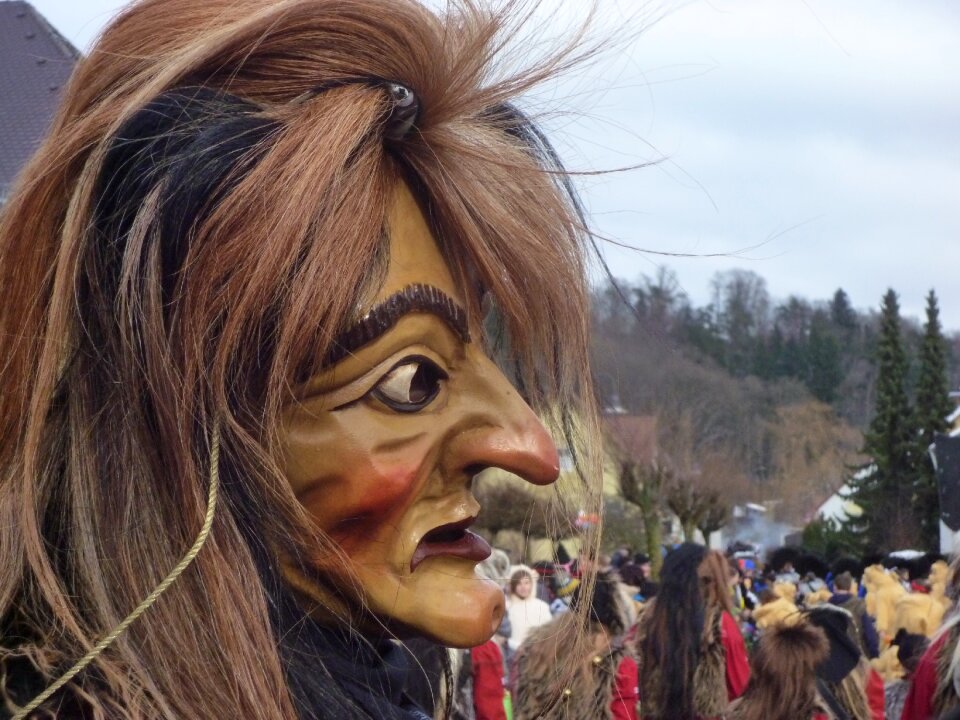Carnival human masks