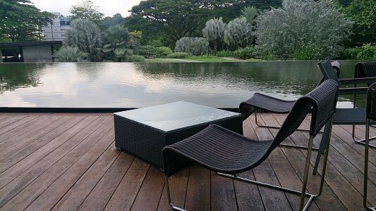 Decking relax garden