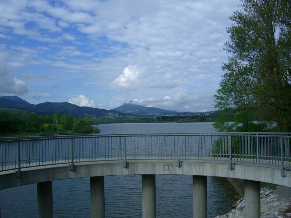 Concrete pillar columnar mountain panorama