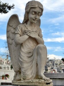 Angel cemetery greece