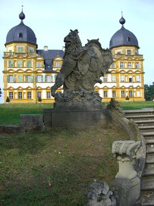 Park lion sculpture stone stairs
