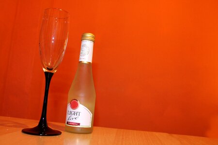 Champagne champagne glass bottle