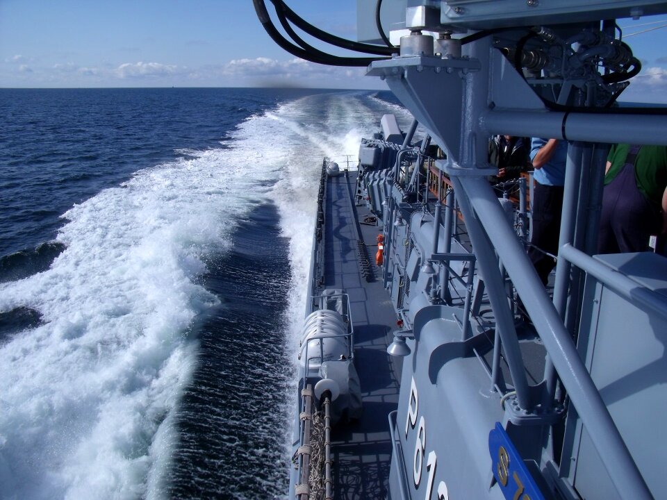 On the high seas north sea water
