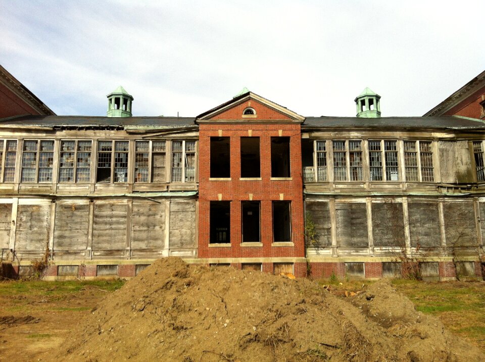 Old dilapidated buildings