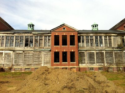 Old dilapidated buildings
